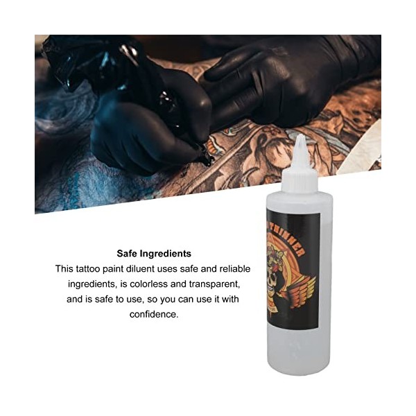 Solution Dombrage Professionnelle 240 Ml, Mélangeur Dencre De Tatouage Fluidité Sans Saveur Diluant De Pigment De Tatouage 