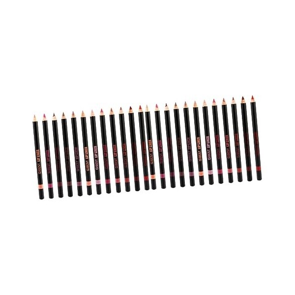 FRCOLOR 36 Pcs Crayon À Lèvres Noir Kit De Cosmétologie Rouge À Lèvres Crayon À Lèvres Naturel Crayon À Lèvres Mince Crayon À