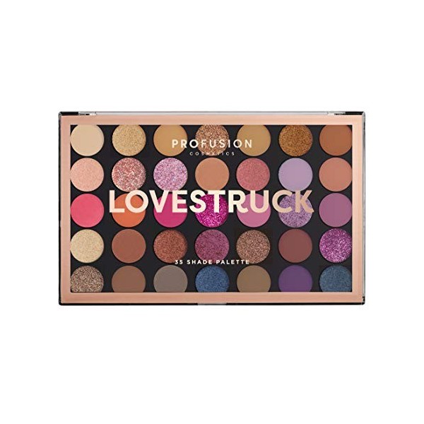 Palette de fards à paupières Profusion Cosmetics - 35 teintes Lovestruck