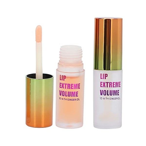 2pcs 4.5g Lip Plumper Plant Extraction Moisturizing Reduce Fine Lines Lip Plumping Gloss