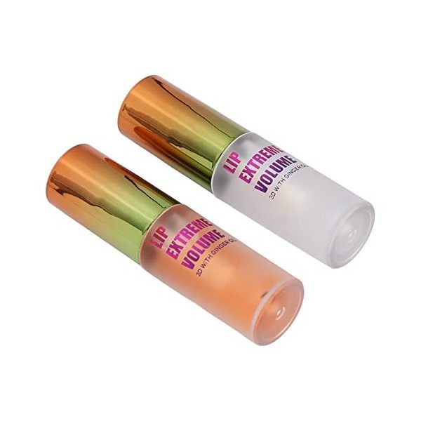 2pcs 4.5g Lip Plumper Plant Extraction Moisturizing Reduce Fine Lines Lip Plumping Gloss