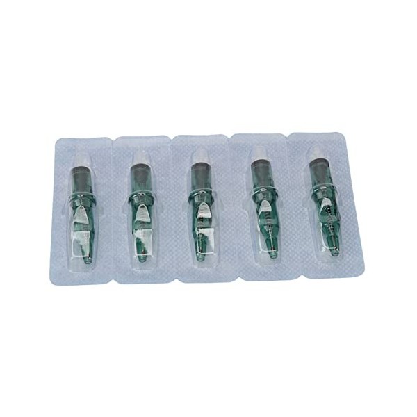 20pcs Stylo à Aiguille à Bille pour la Pratique, Croquis Daiguille de Cartouche de Tatouage Pointillant 5 Ml Dencre de Tato