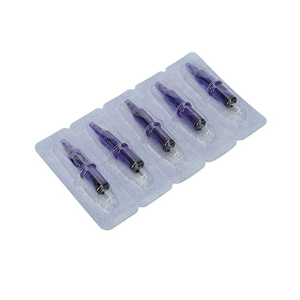 20pcs Stylo à Aiguille à Bille pour la Pratique, Croquis Daiguille de Cartouche de Tatouage Pointillant 5 Ml Dencre de Tato