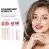 Ensembles de maquillage pour débutants | Ensembles de maquillage imperméables de 4 rouges à lèvres de couleur pour femmes - K