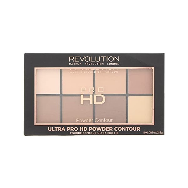 MAKEUP REVOLUTION Ultra Pro HD Powder Contour Palette Light Medium, 20 g