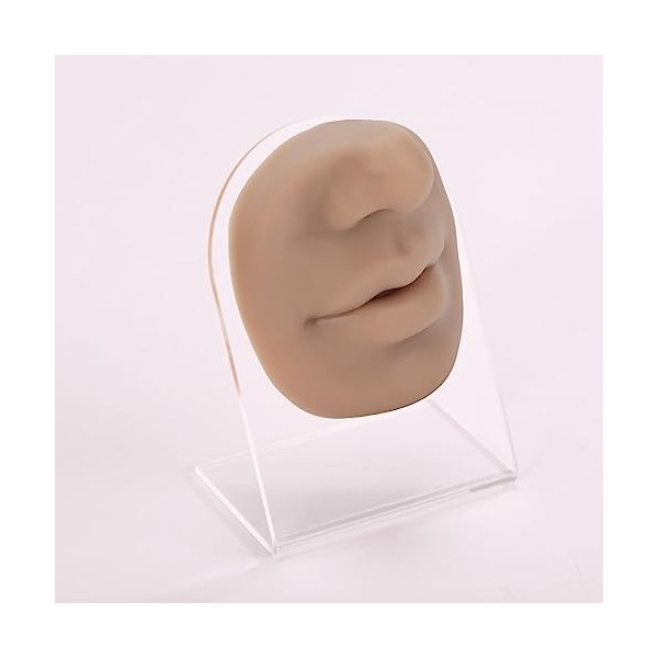 Modèle de Bouche de Nez en Silicone, Modèle en Silicone Souple Réutilisable pour Affichage de Goujon de Lèvre de Goujon de Ne