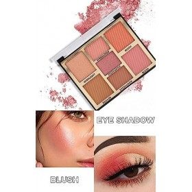 Palette de poudre bronzante pressée 3 en 1 pour fard à joues, mèches et fards à paupières, mat et scintillant, bronze, hautem