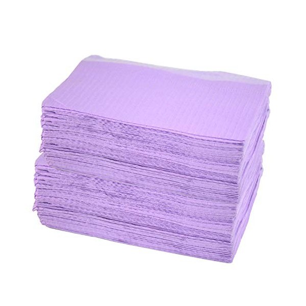 Aokbean 125 pièces 13x17,7 Pouces Nappe de Tatouage Jetable 3 Plis Nappe de Tatouage Imperméable Tampon de Nettoyage pour Ser