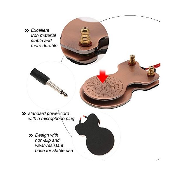 Tattoo Switch - Contrôleur de pédale Tattoo métal for machine tatouage pistolet dalimentation