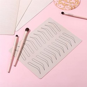 Lurrose 6 Pièces Microblading Fournitures Pratique Peau pour Tatouages Sourcils Maquillage Permanent Silicone Peaux Pratique 