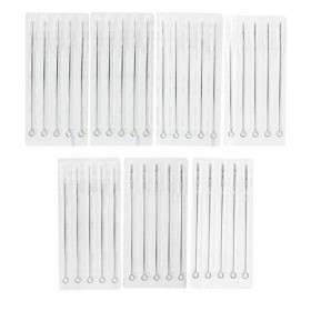 Set daiguilles de tatouage, aiguilles de cartouche jetables 50pcs pour machine à tatouer Tattoo Needles 