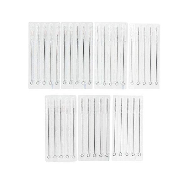 Set daiguilles de tatouage, aiguilles de cartouche jetables 50pcs pour machine à tatouer Tattoo Needles 