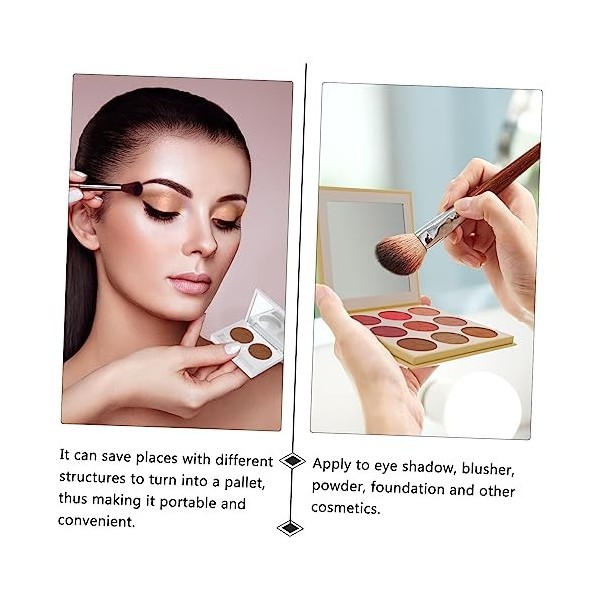 DOITOOL 8 Pièces Boîte De Fard À Paupières Palette De Maquillage Mallette De Rangement De Fard À Paupières Maquillage Vide Pa