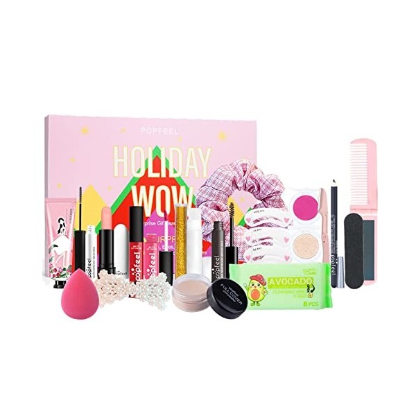 Otherway L2022 avec 24 Produits Cosmétiques, Coffret Maquillage, 24 Jours Compte À Rebours Jouets pour Filles/Femmes Faveurs