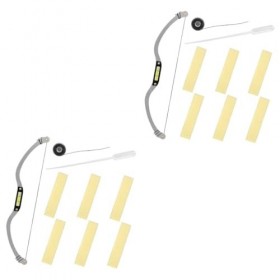 Didiseaon 2 Ensembles De Règle À Sourcils Outil Symétrique De Maquillage Modèle De Mise En Des Sourcils Règle De Microblading