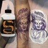 8 oz Temporaire Tattoo Pochoir Liquide Transfert Liquide Crème Gel Savon Tatouage Peau Solution Gel Pour Papier Transfert Kit