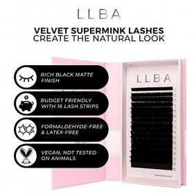 LLBA Extensions de cils volume - Plusieurs sélections de 0,03 à 0,2 - C CC D L Curl - Longueur 7-15 mm - Easy Fan 2D-20D - Ex