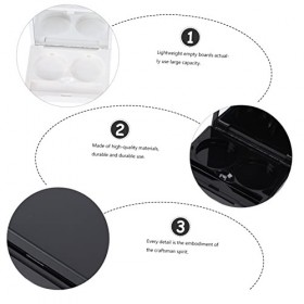 Angoily 8 Pièces Boîte De Fard À Paupières Contenant De Poudre Contenant Cosmétique Rechargeable Poêle De Fard À Paupières Vi