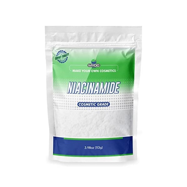 Myoc Niacinamide -3.9oz Pure Niacinamide Powder, Niacinamide Powder Cosmetic Grade, DIY Niacinamide Powder for Serum & Cream