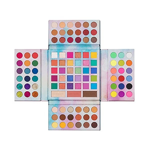 Palette dombres à paupières chatoyantes ultra pigmentées 105 couleurs Combinaison avec des ombres à paupières Poudre de surl