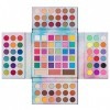 Palette dombres à paupières chatoyantes ultra pigmentées 105 couleurs Combinaison avec des ombres à paupières Poudre de surl