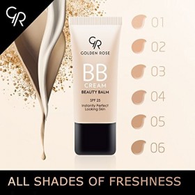 Golden Rose BB Cream , SPF 25, 02-Fair by Golden Rose