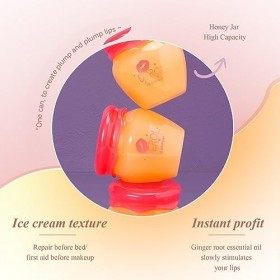 Lip Plumper 3Pièce Gloss Repulpant Levre Gloss Transparent Lip Glow Oil Soins Pour Les Lèvres Repulpeur de Levre Puissant à L