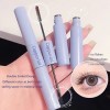 Mascara Coloré Gireatick Pour un Maquillage Des Yeux Longue Durée, Mascara Anti-transpiration 4D Fiber Long Lash Set de 5 Cou