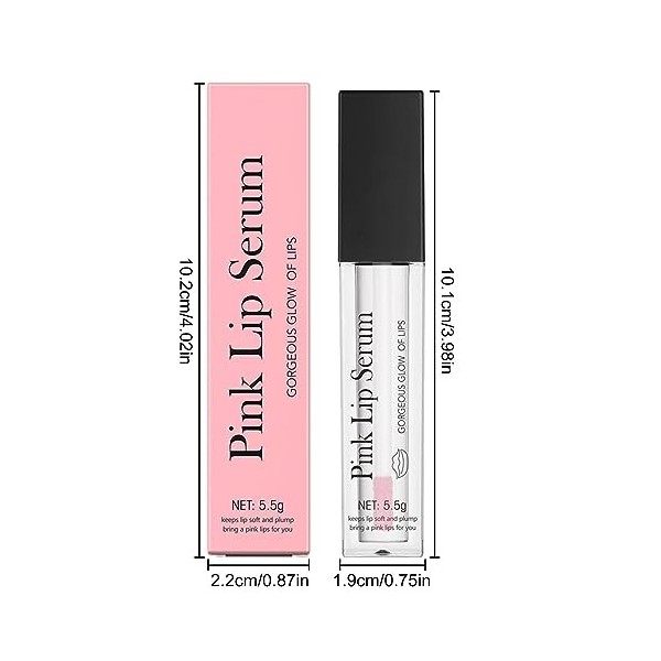 Repulpeur De Lèvres | Brillant À Lèvres Repulpant Hydratant | Repulpeur De Lèvres Rose Naturel | Hydratant Nourrissant Pour L