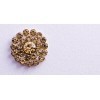 Lot de 12 boîtes Bindi - Mélange de couleurs argentées et dorées - Cristaux multicolores - Pour mariée - Bijoux indiens foreh