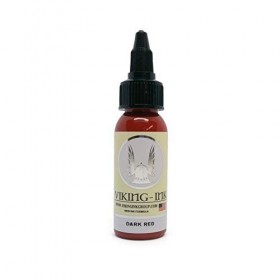 Encre viking encre rouge foncé pour le tatouage 30 ml