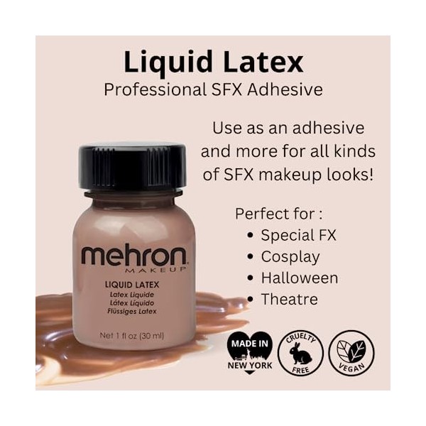 MehronLiquid Latex - Dark Flesh 30 ml 