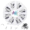 Volume Russes Cils D Curl 500 Fans 20D 0.07mm 9-16mm Mixed Préfaits Extensions de Cils Volume Russe Bouquet Prefait Cils Pré-