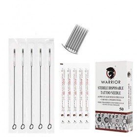 WARRIOR Aiguilles De Tatouage Tattoo Needles en Acier Chirurgical Jetable Pré Stérile Eo gaz pour Big Magnum M1 Machine De Ta