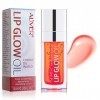 Lip Glow Oil, brillant à lèvres hydratant et repulpant, huile pour les lèvres nourrissante et repulpante longue durée, teinte