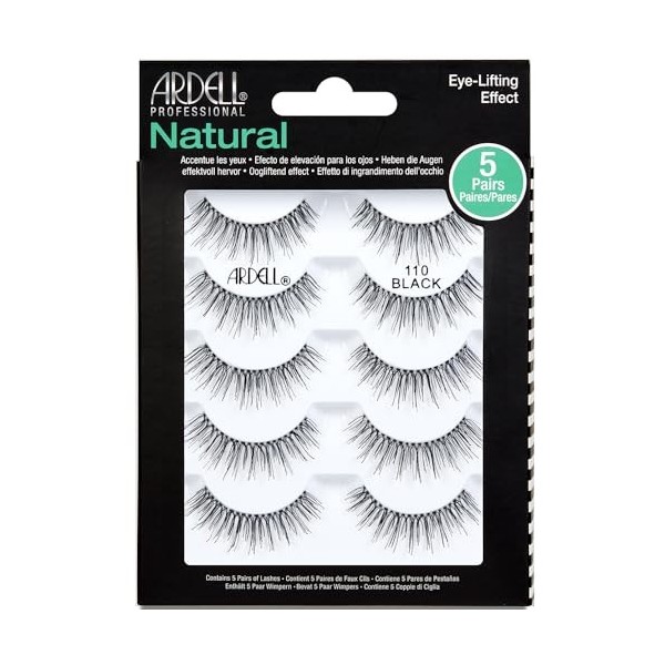 ARDELL 5 Pack Natural 110 Black Faux-cils