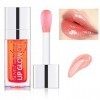 Lip Glow Oil, brillant à lèvres hydratant et repulpant, huile pour les lèvres nourrissante et repulpante longue durée, teinte