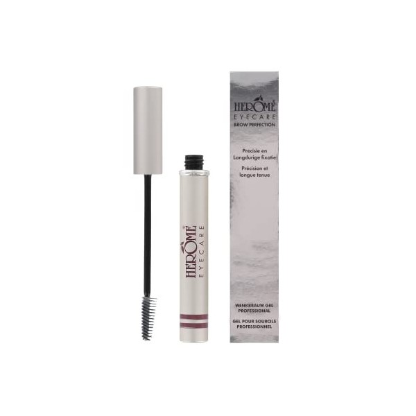 Herome Eye Care Gel à sourcils professionnel Brow Gel Professional - le gel à sourcils fixant ultra-fort, restent en place 