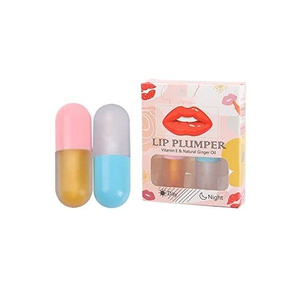 Brillant à lèvres scintillant Lip Plumper Lip Plumper Set par Natural Lip Plumper et Soin des lèvres Lip Enhancer pour des lè