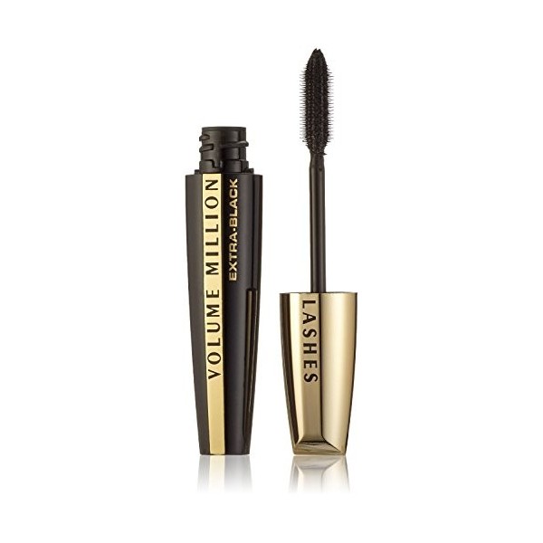 3 x LOreal Paris Volume Million Lashes Mascara 9.2ml - Extra Black