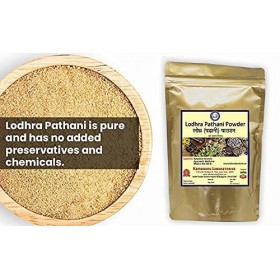 Indian Kamdhenu Lodhra Pathani Powder Lodh/Syplocos/Racemosa/Lodhra Powder