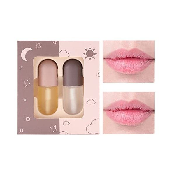 Boobeen Lèvres Plumper Lip Plumper Set Hydratant et nourrissant Lip Enhancer Natural Lip Plumper