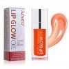 Lip Glow Oil, brillant à lèvres hydratant et repulpant, huile pour les lèvres nourrissante et repulpante de longue durée, tei