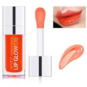 Lip Glow Oil, brillant à lèvres hydratant et repulpant, huile pour les lèvres nourrissante et repulpante de longue durée, tei
