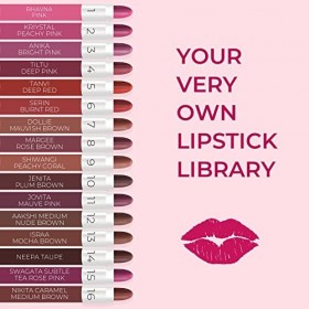 Just Herbs Kit dessai micro-mini rouge à lèvres ayurvédique 38 g paquet de 16 