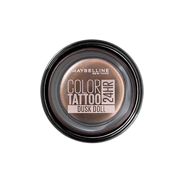 MAYBELLINE, Color Tattoo Oogschaduw 240 Dusk Doll, encre noire, 8 g