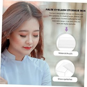 Housoutil Boîte De Rangement De Faux Cils Extension De Cils Mallette De Rangement De Faux Cils Organisateur De Panier De Cils