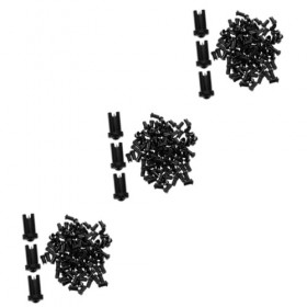 DOITOOL 300 Pièces Bouteille De Colle Aiguille Anti-Blocage Fournitures DExtensions De Cils Outil De Cils Bouchon De Bouteil