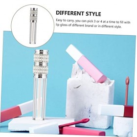 POPETPOP 5 Pièces Bouteille De Brillant À Lèvres Diamant Mini Bouteille De Liquide Contenant De Couleur Des Lèvres Brillant À