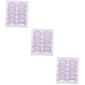 DOITOOL 15 Paires De Faux Cils Colorés Faux Cils De Fête Cils DHalloween Dramatiques Faux Cils Réutilisables Faux Cils Color